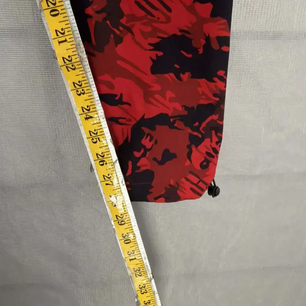 NFQ Men's Small Red Camo Performance Pants With Zip Pockets